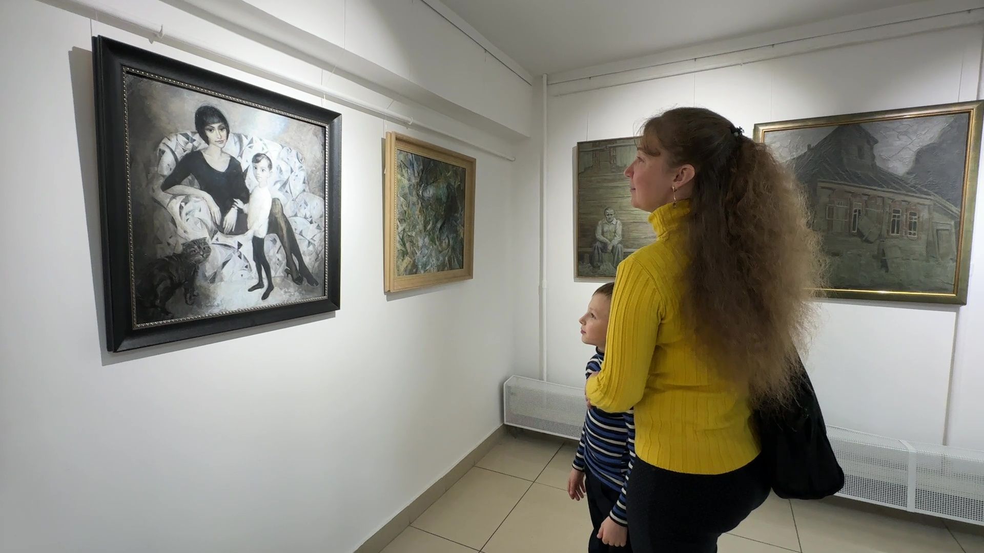 Реутов, музей, выставка, семья, картины, живопись, графика,