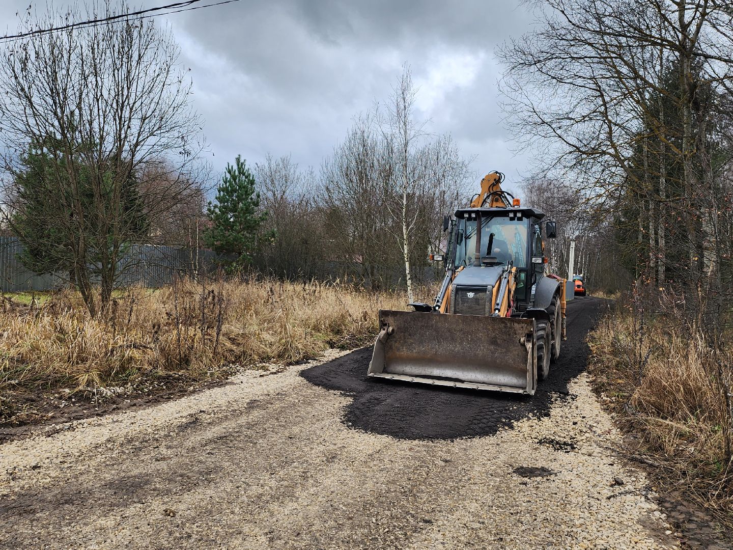 дороги, серпухов, строительство дорог, деревня дашковка, асфальтовая крошка,