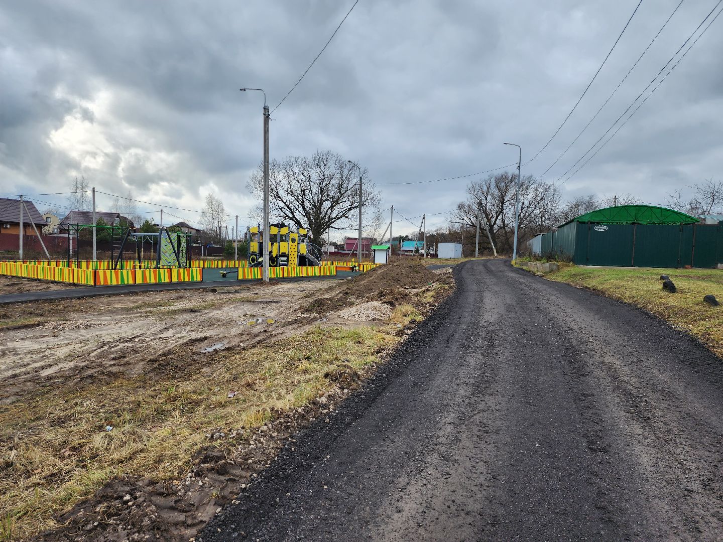 дороги, серпухов, строительство дорог, деревня дашковка, асфальтовая крошка,