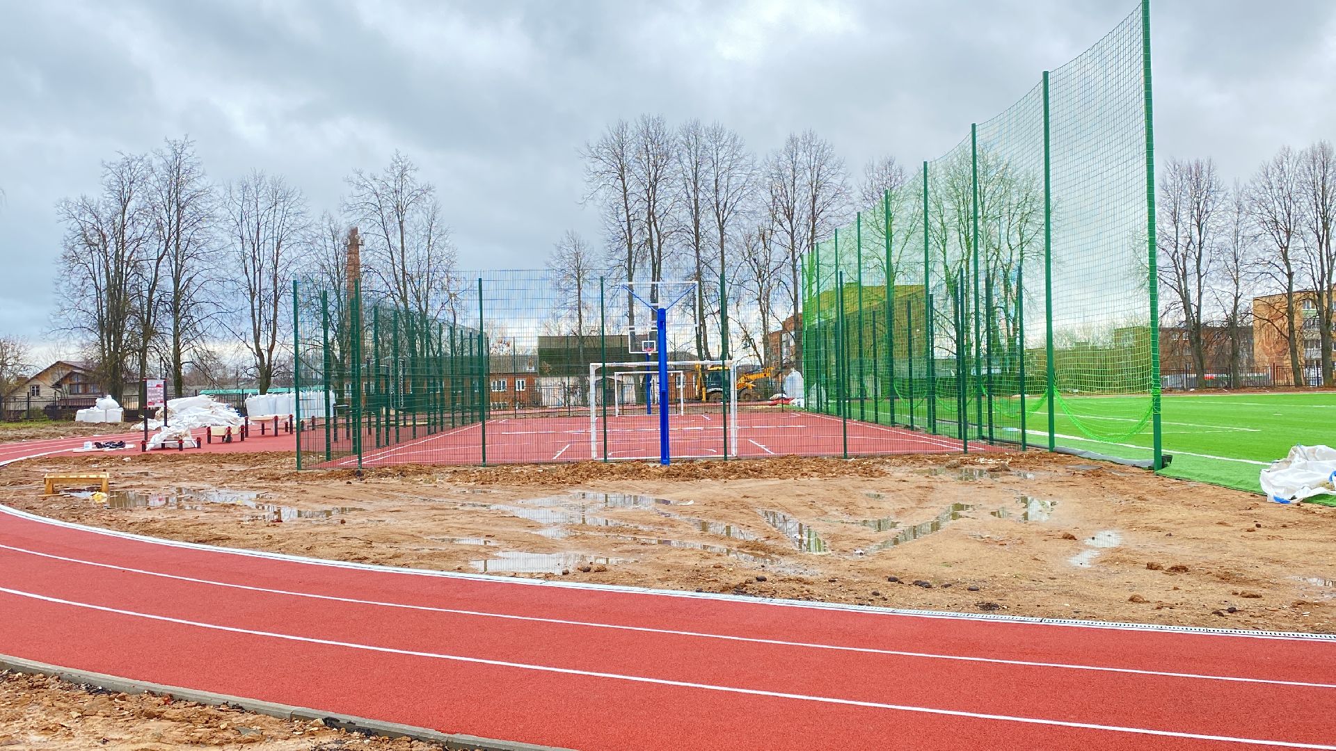 волоколамск, стадион, реконструкция, реконструкция здания, спорт, спорт подмосковья, футбол, баскетбол, спортзал,