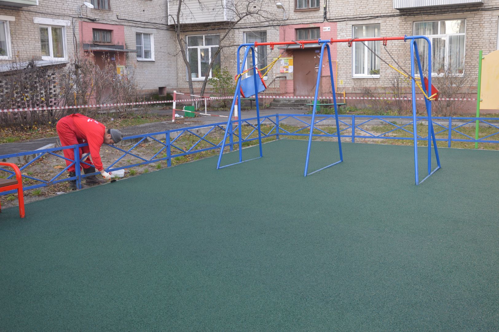 шатура, датская игровая площадка, Подмосковье, ремонт игровой площадки, городской округ люди,