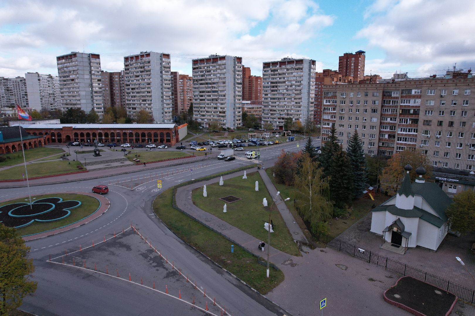 видео с коптера, площадь, джержинский, донской,