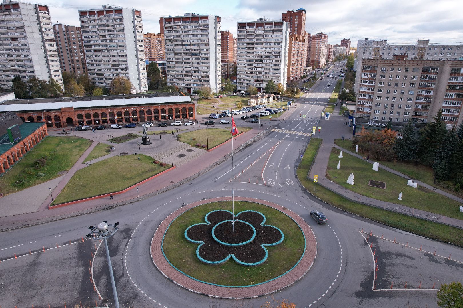 видео с коптера, площадь, джержинский, донской,