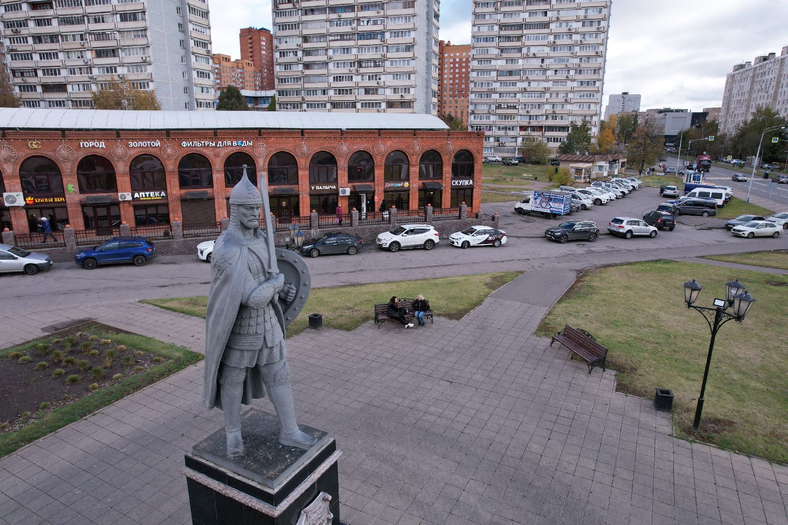 видео с коптера, площадь, джержинский, донской,