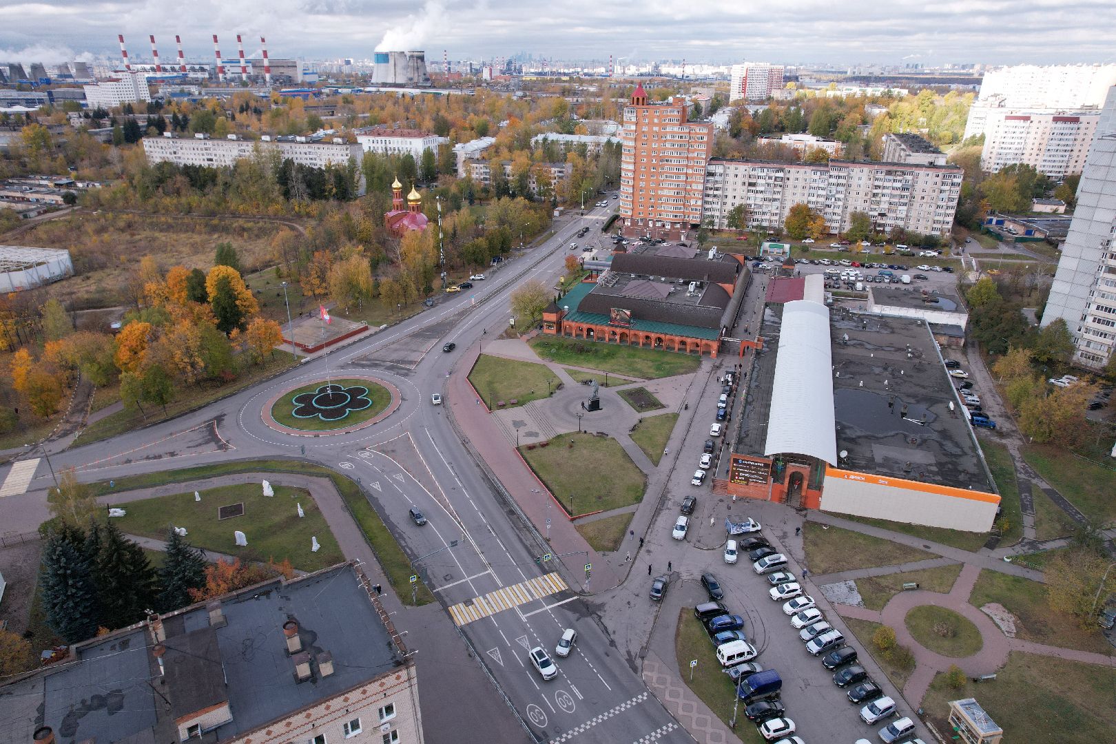 видео с коптера, площадь, джержинский, донской,