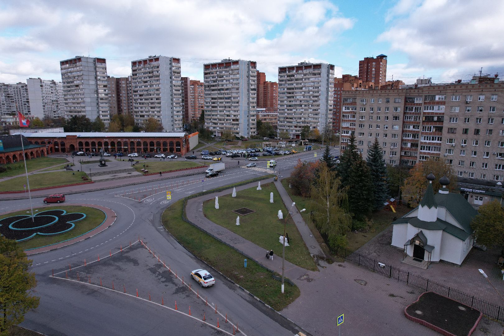 видео с коптера, площадь, джержинский, донской,
