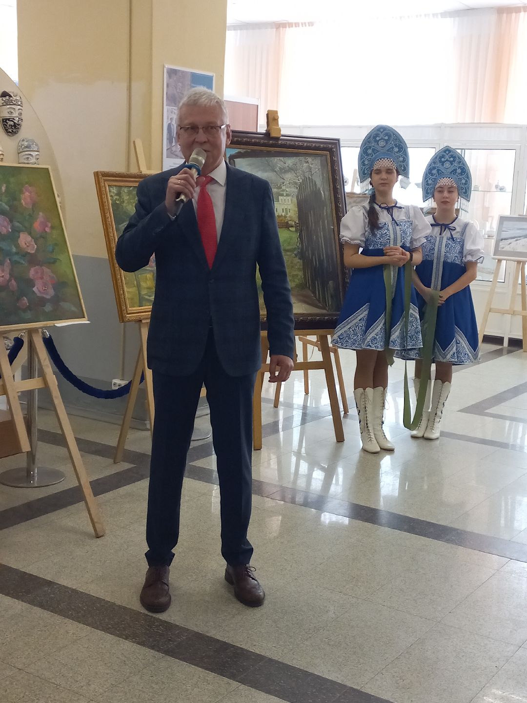 картины, выставка, Гжель, Раменский округ, живопись, пейзаж, Союз художников Подмосковья