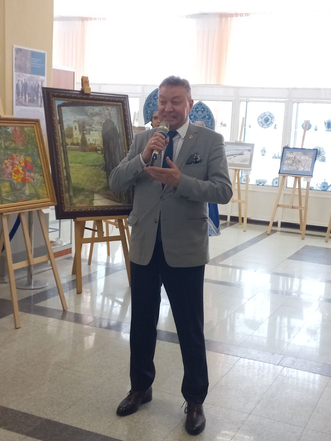 картины, выставка, Гжель, Раменский округ, живопись, пейзаж, Союз художников Подмосковья