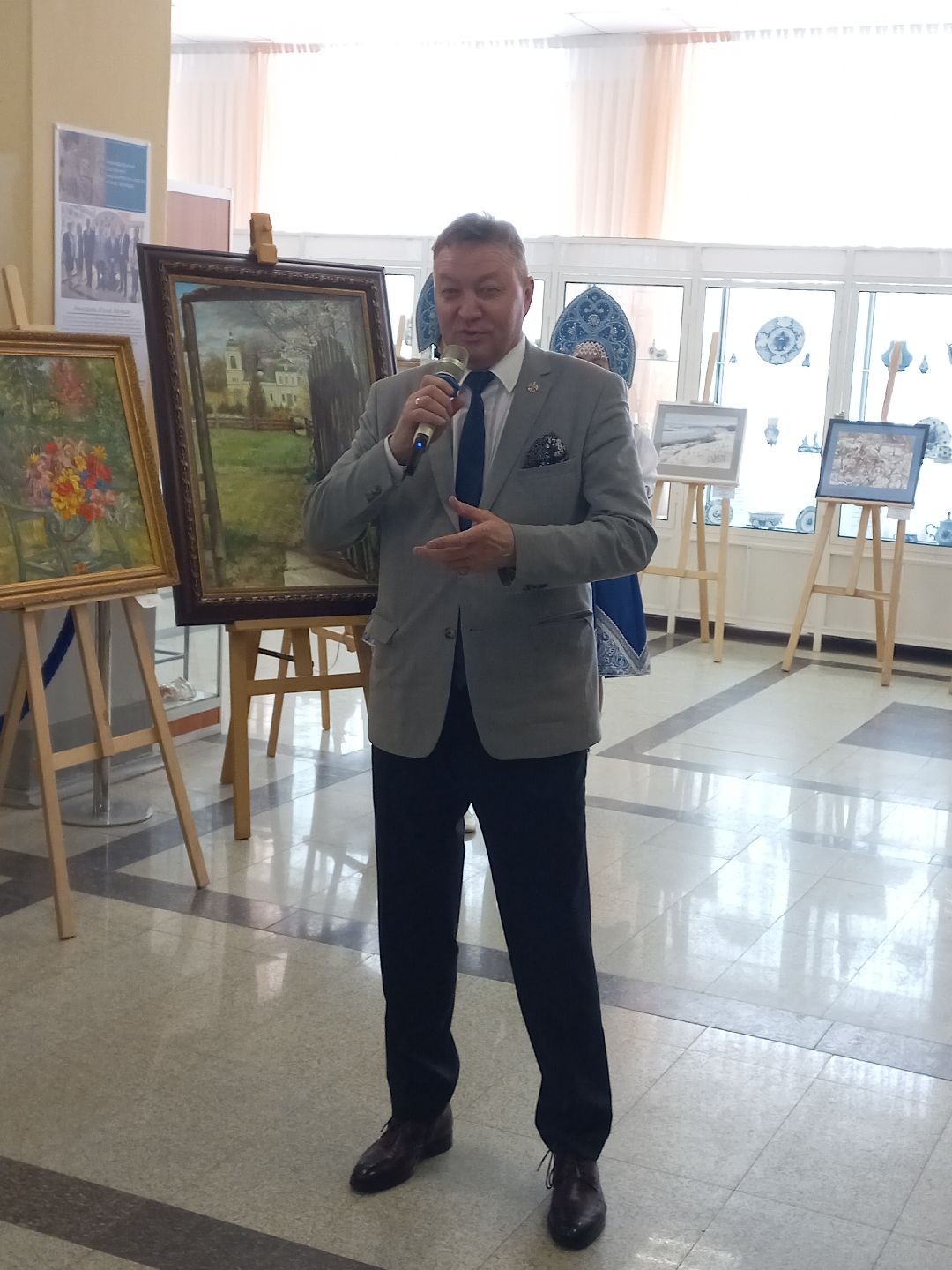 картины, выставка, Гжель, Раменский округ, живопись, пейзаж, Союз художников Подмосковья