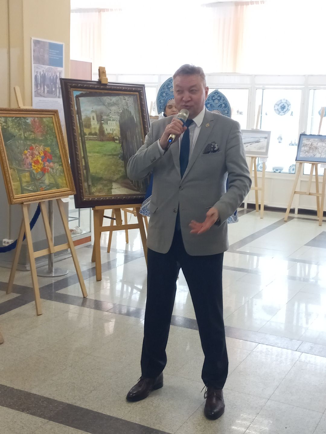 картины, выставка, Гжель, Раменский округ, живопись, пейзаж, Союз художников Подмосковья