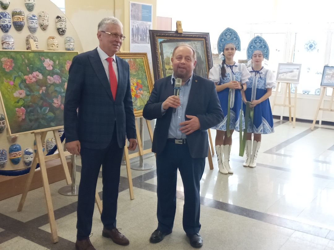 картины, выставка, Гжель, Раменский округ, живопись, пейзаж, Союз художников Подмосковья