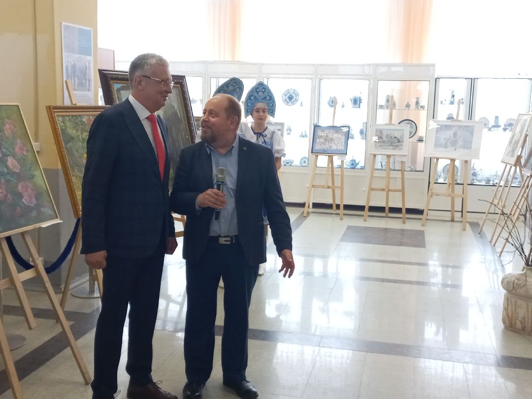 картины, выставка, Гжель, Раменский округ, живопись, пейзаж, Союз художников Подмосковья