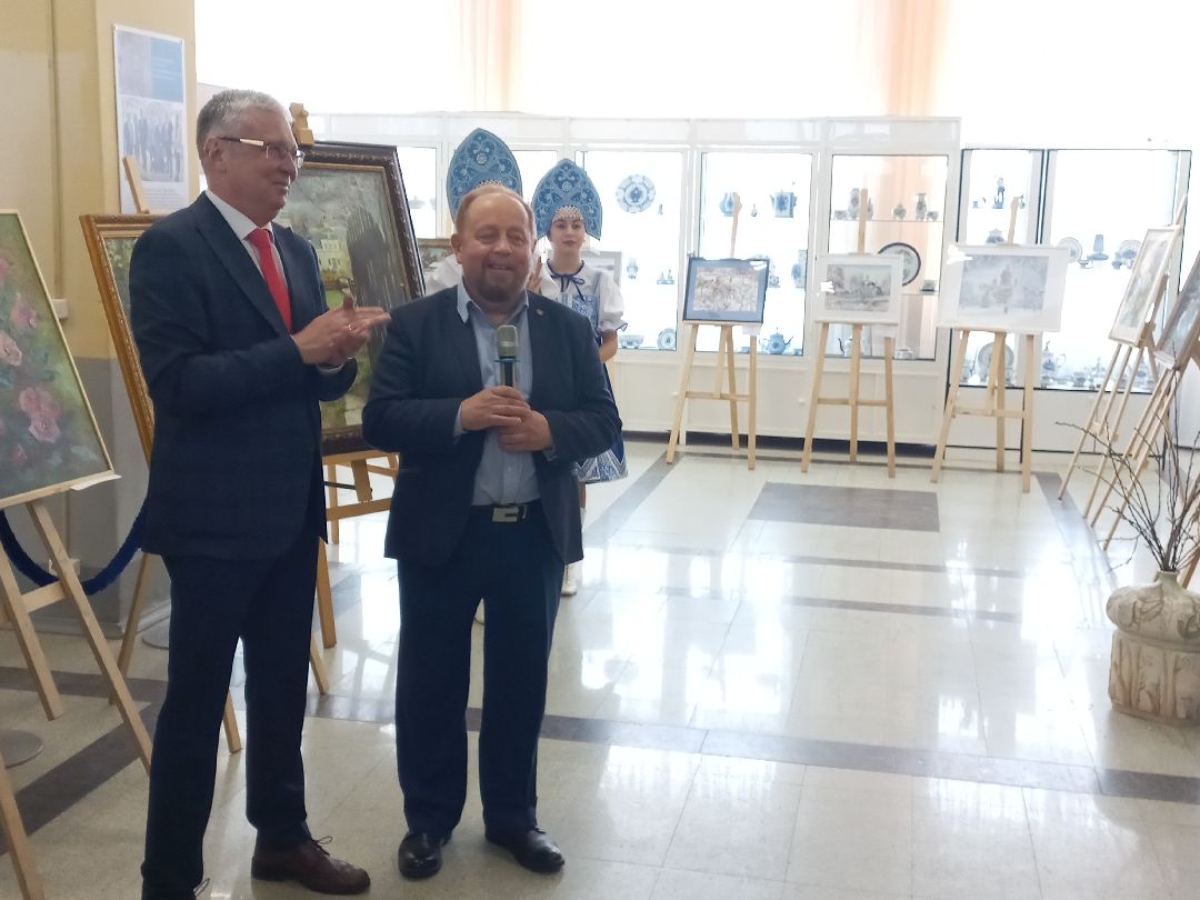 картины, выставка, Гжель, Раменский округ, живопись, пейзаж, Союз художников Подмосковья