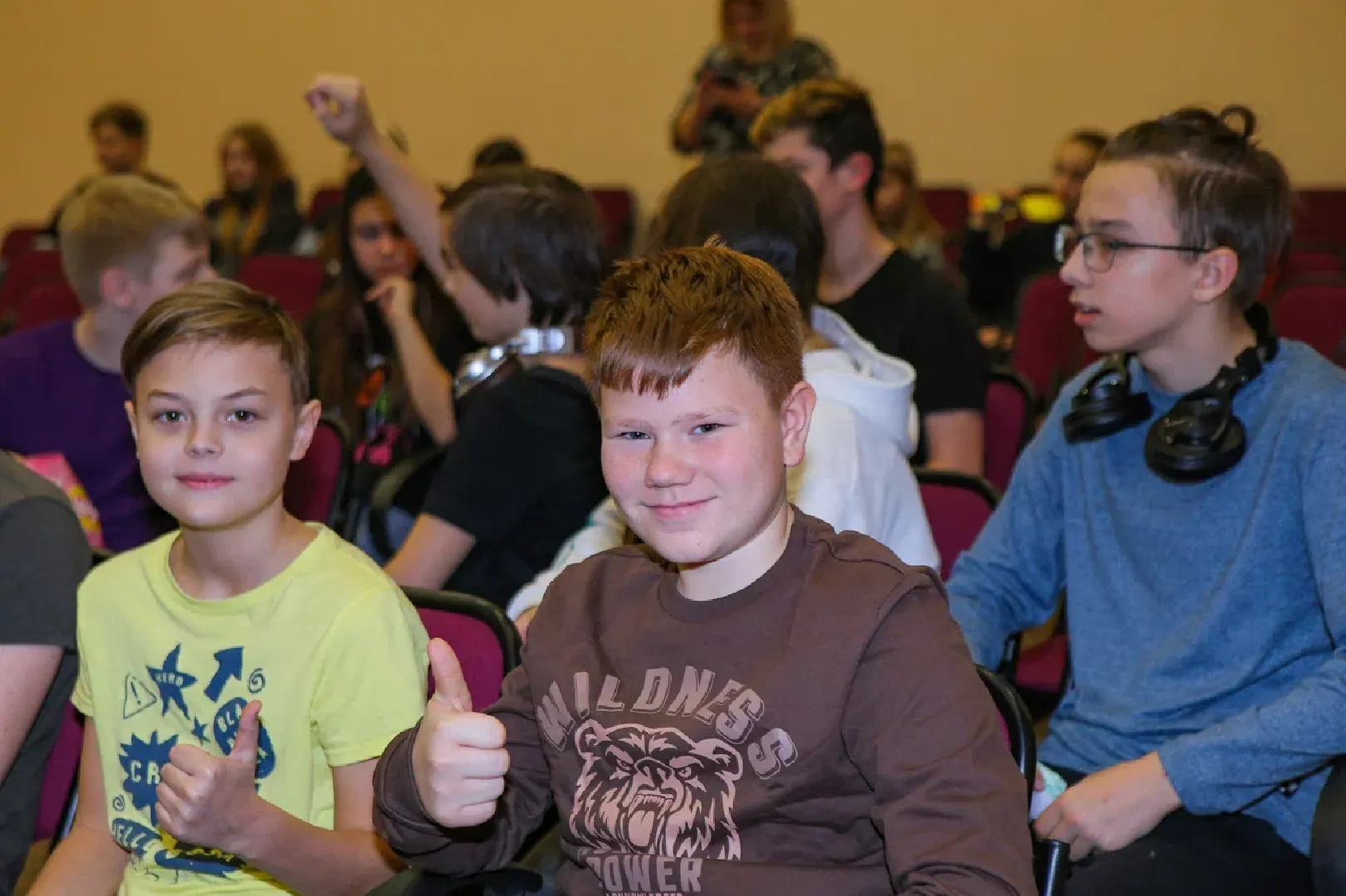 химки, школа, дети, кинотеатр, кинопоказ,