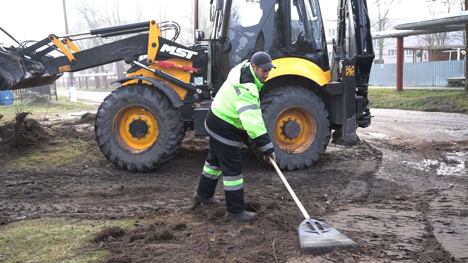 Большая Шатура, благоустройство, пни, корчевание,