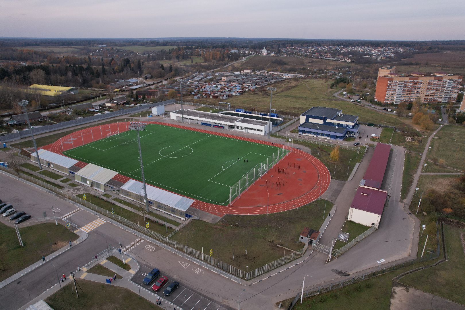 видео с коптера, спорт, футбол, истра,