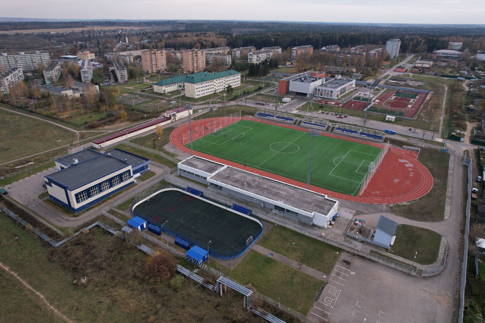 видео с коптера, спорт, футбол, истра,