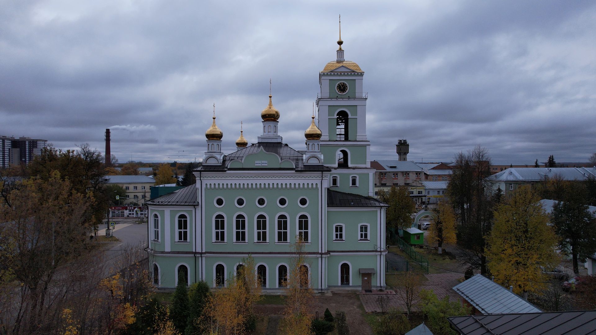 видео с коптера, храм, купавна,