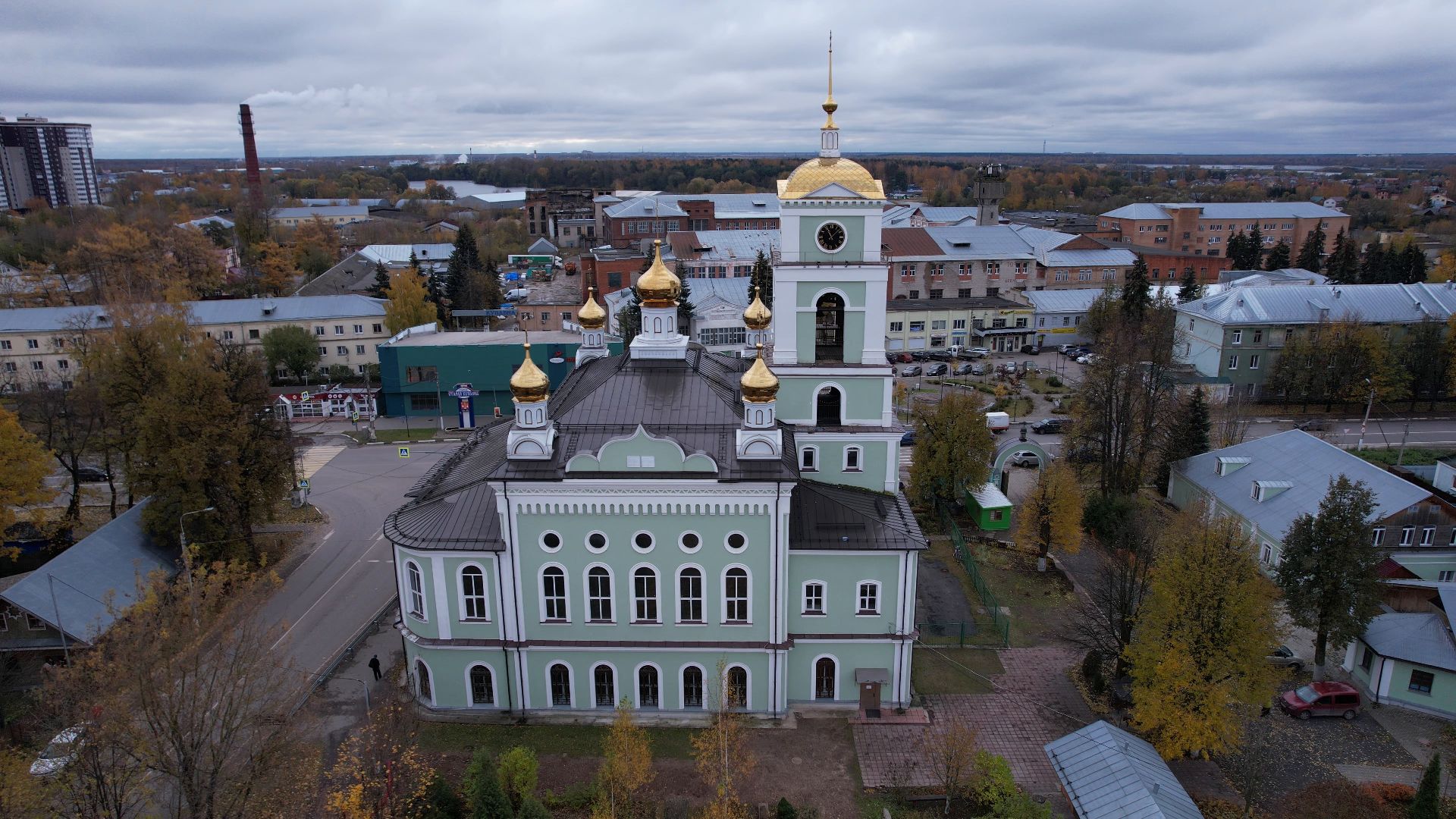 видео с коптера, храм, купавна,