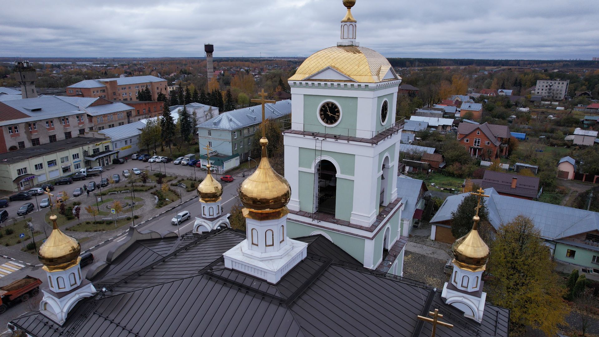 видео с коптера, храм, купавна,