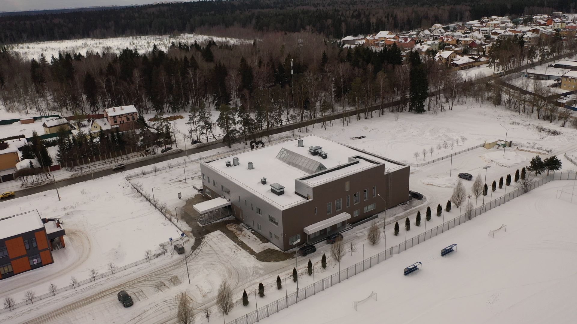 фок, марфино,видео с коптера,