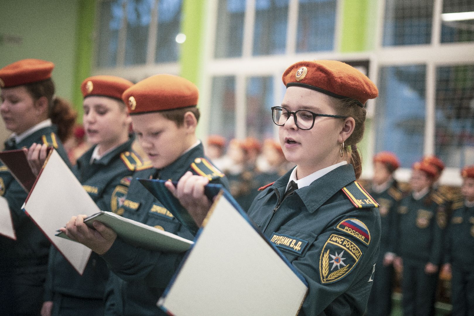 кадеты, МЧС, Заревская школа, Домодедово,