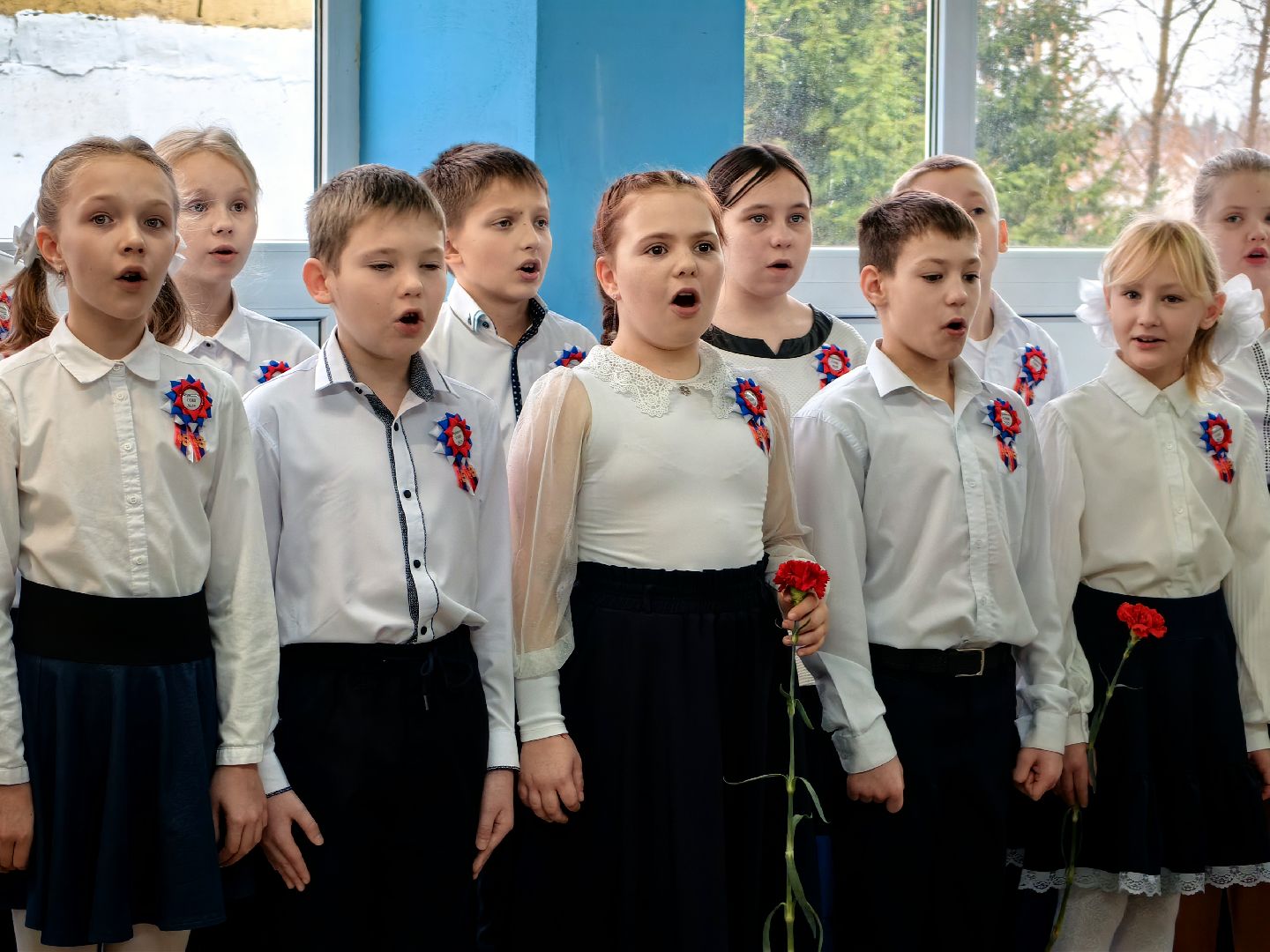 бюст, открытие, школа, отряд Альфа,