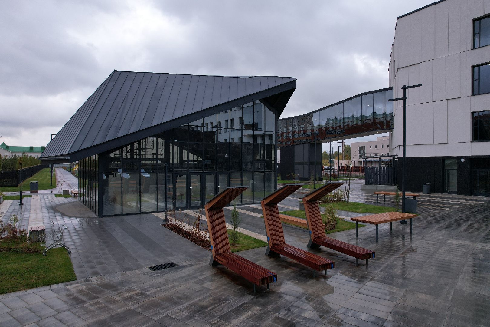 Долгопрудный, физтех, видео с коптера,