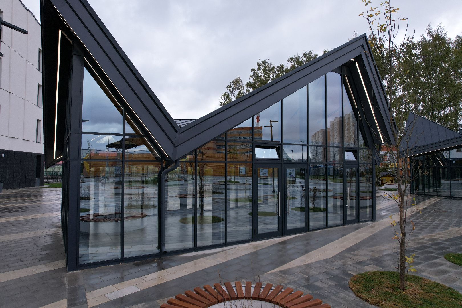 Долгопрудный, физтех, видео с коптера,