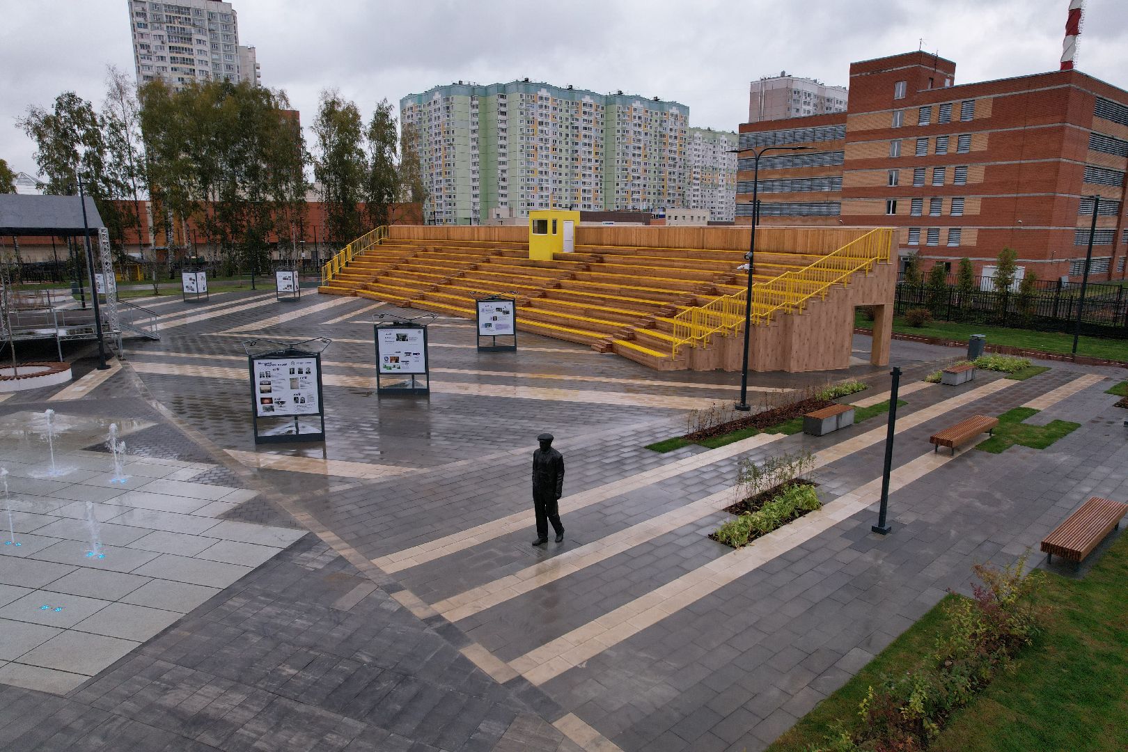 Долгопрудный, физтех, видео с коптера,