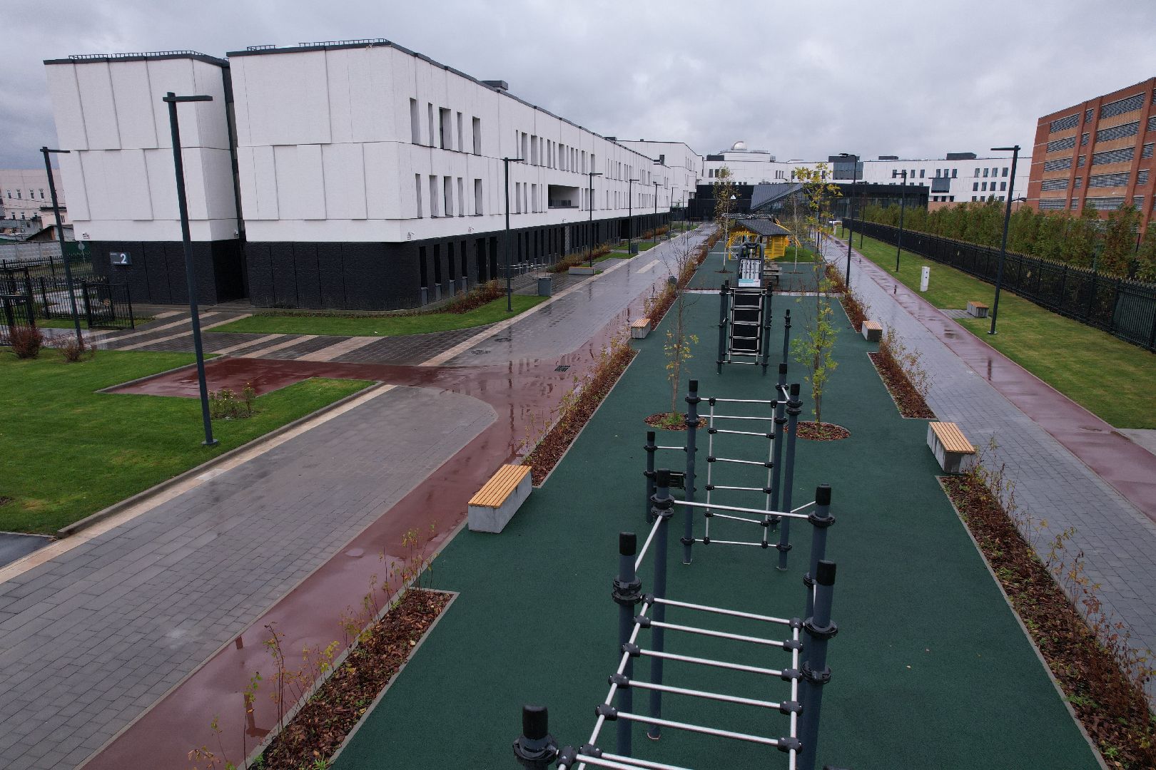 Долгопрудный, физтех, видео с коптера,