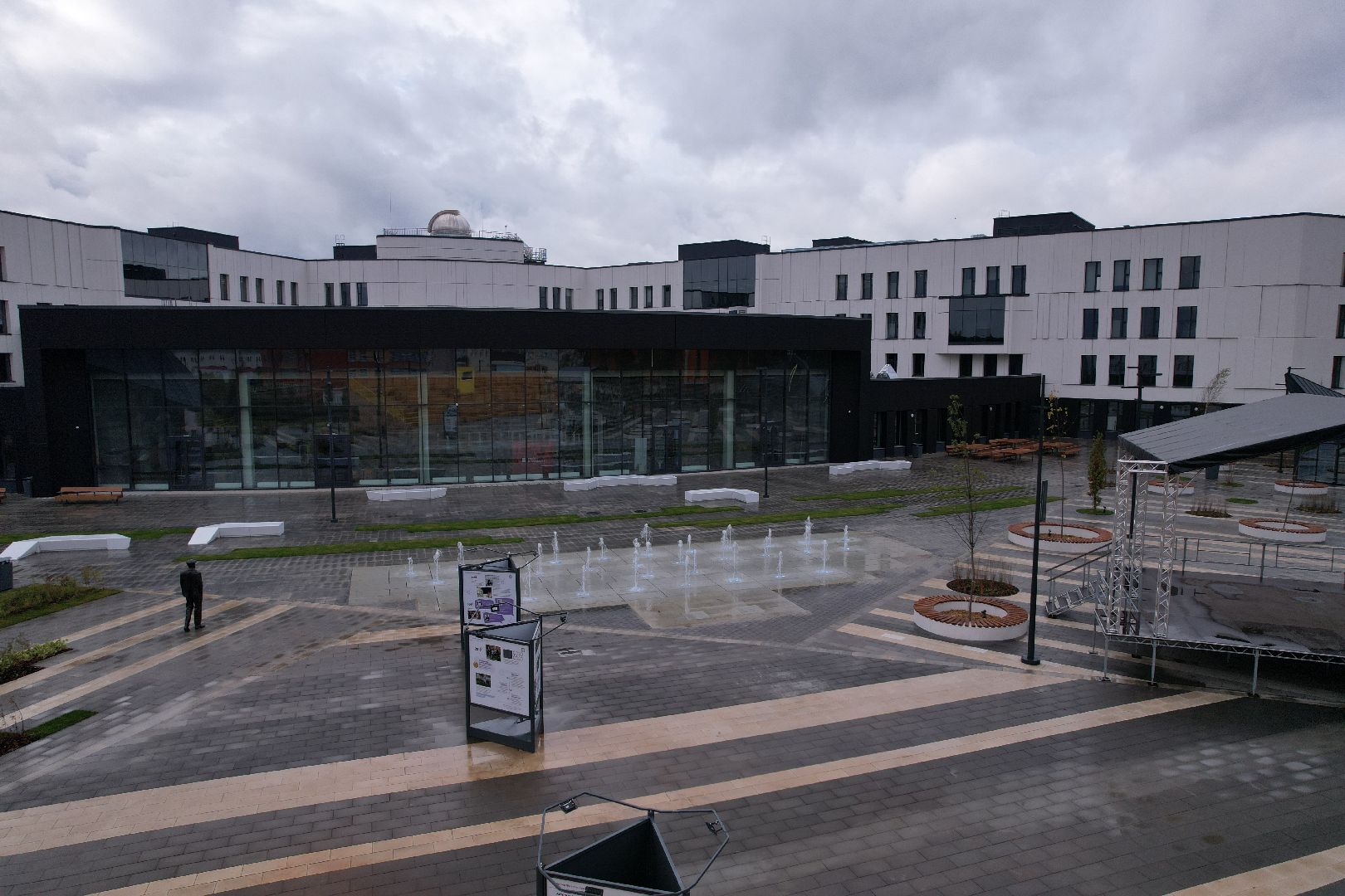 Долгопрудный, физтех, видео с коптера,