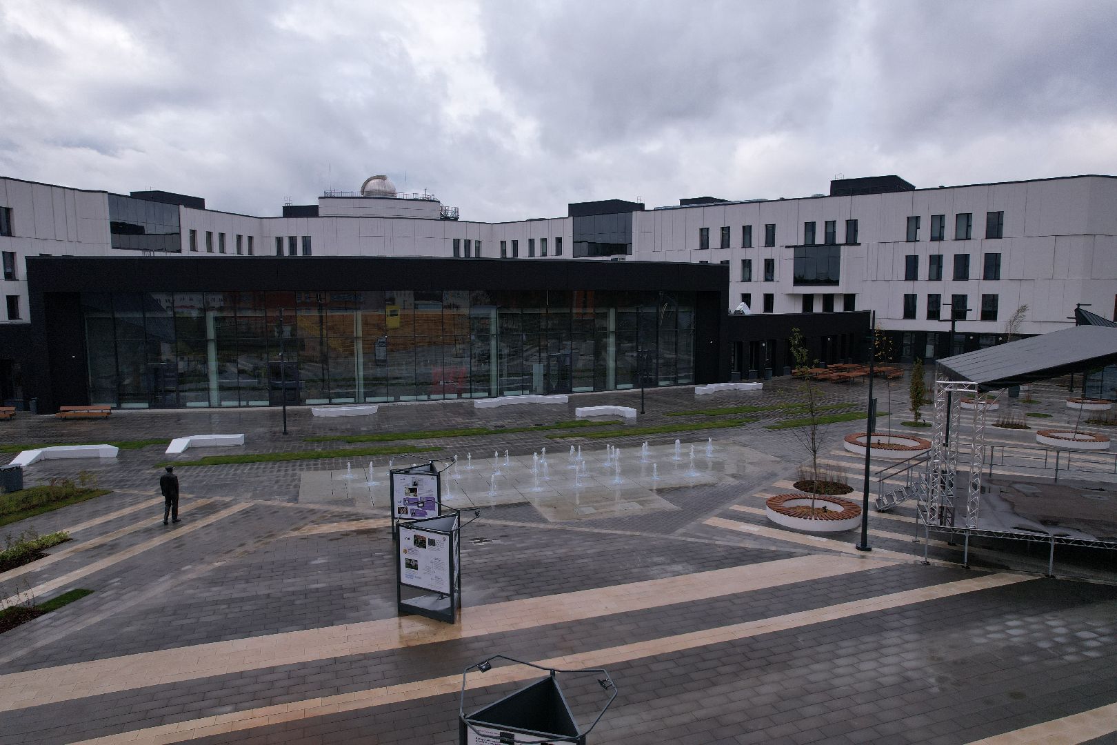 Долгопрудный, физтех, видео с коптера,