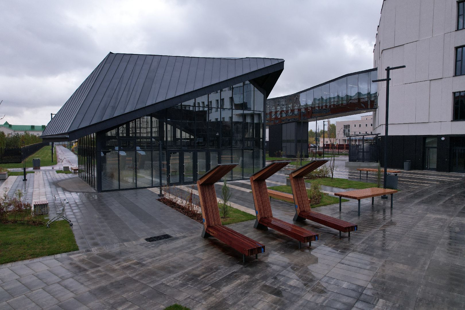 Долгопрудный, физтех, видео с коптера,