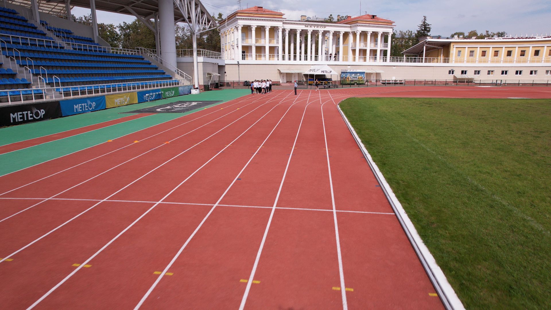 видео с коптера, Жуковский, стадион,