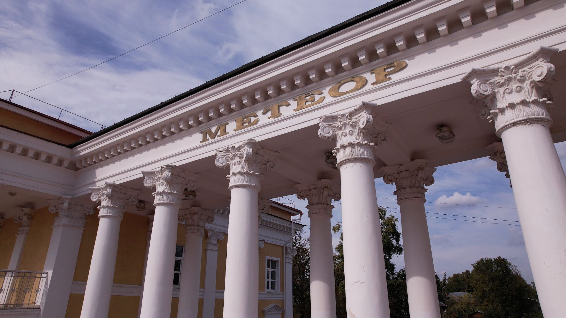 видео с коптера, Жуковский, стадион,