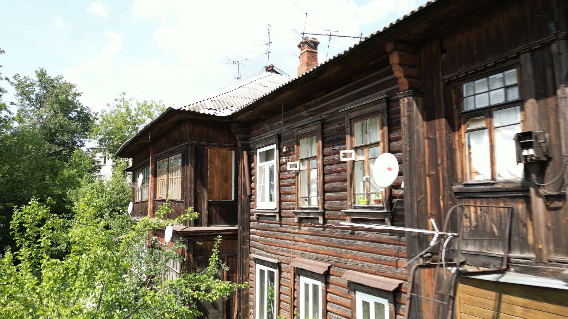 электрогорск, видео с коптера, архитектура,