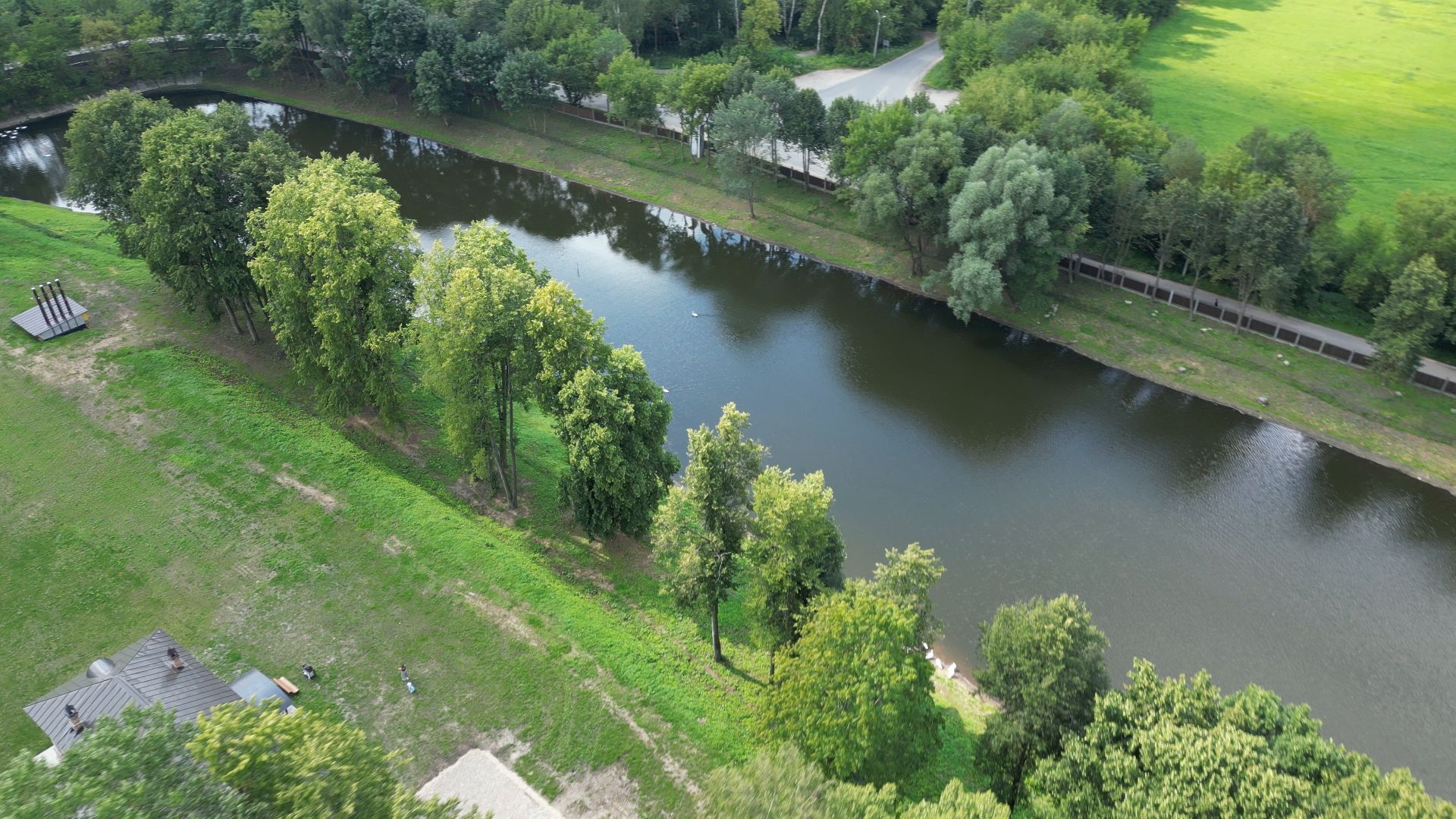 видео с коптера, лосино-петровский, усадьба, архитектура,
