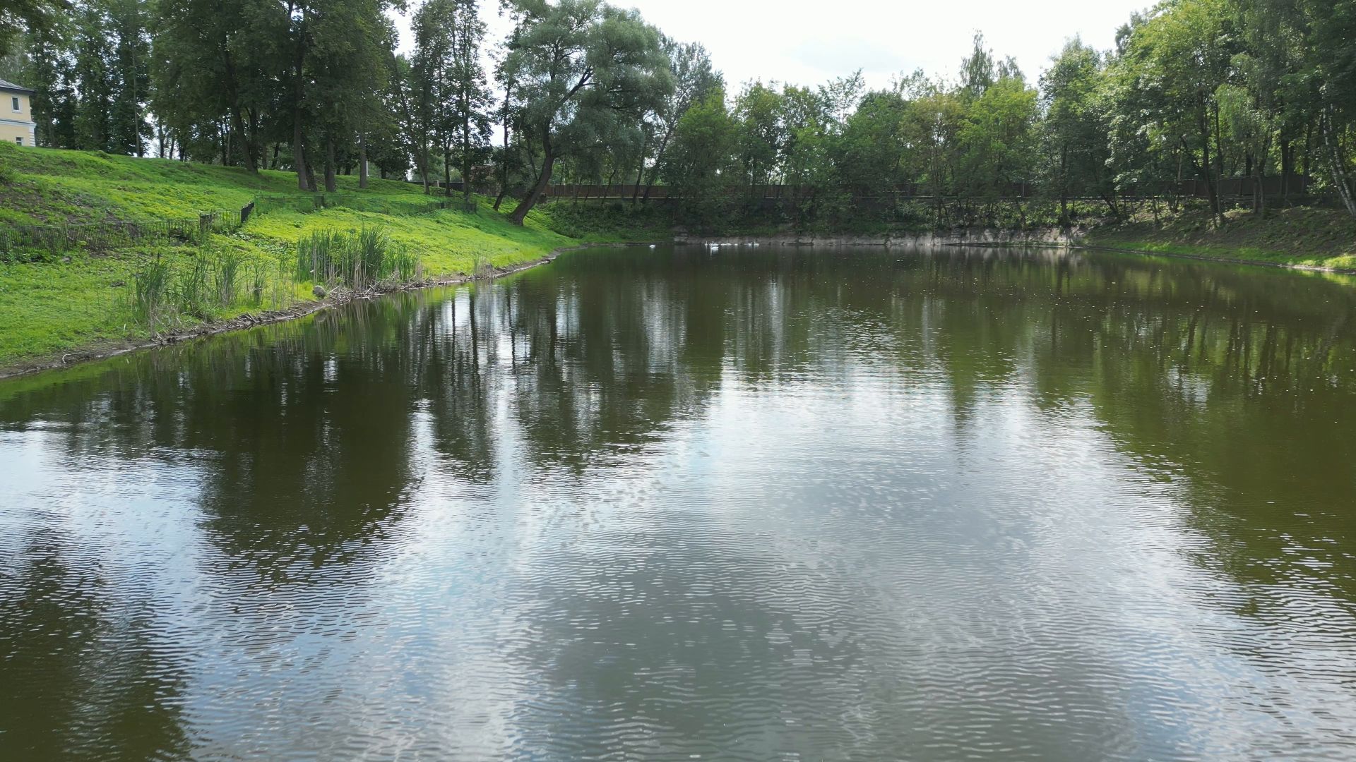 видео с коптера, лосино-петровский, усадьба, архитектура,