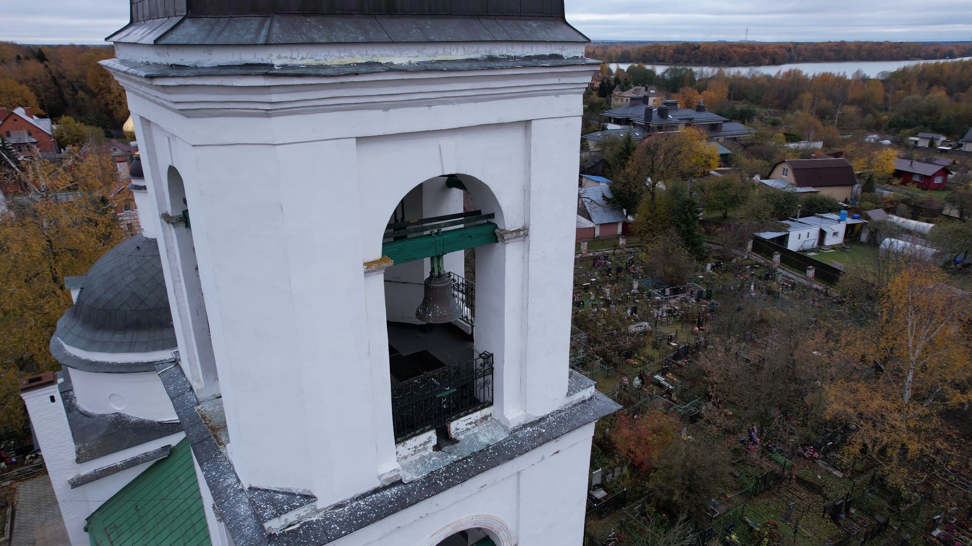 старая купавна, церковь, архитектура,видео с коптера,