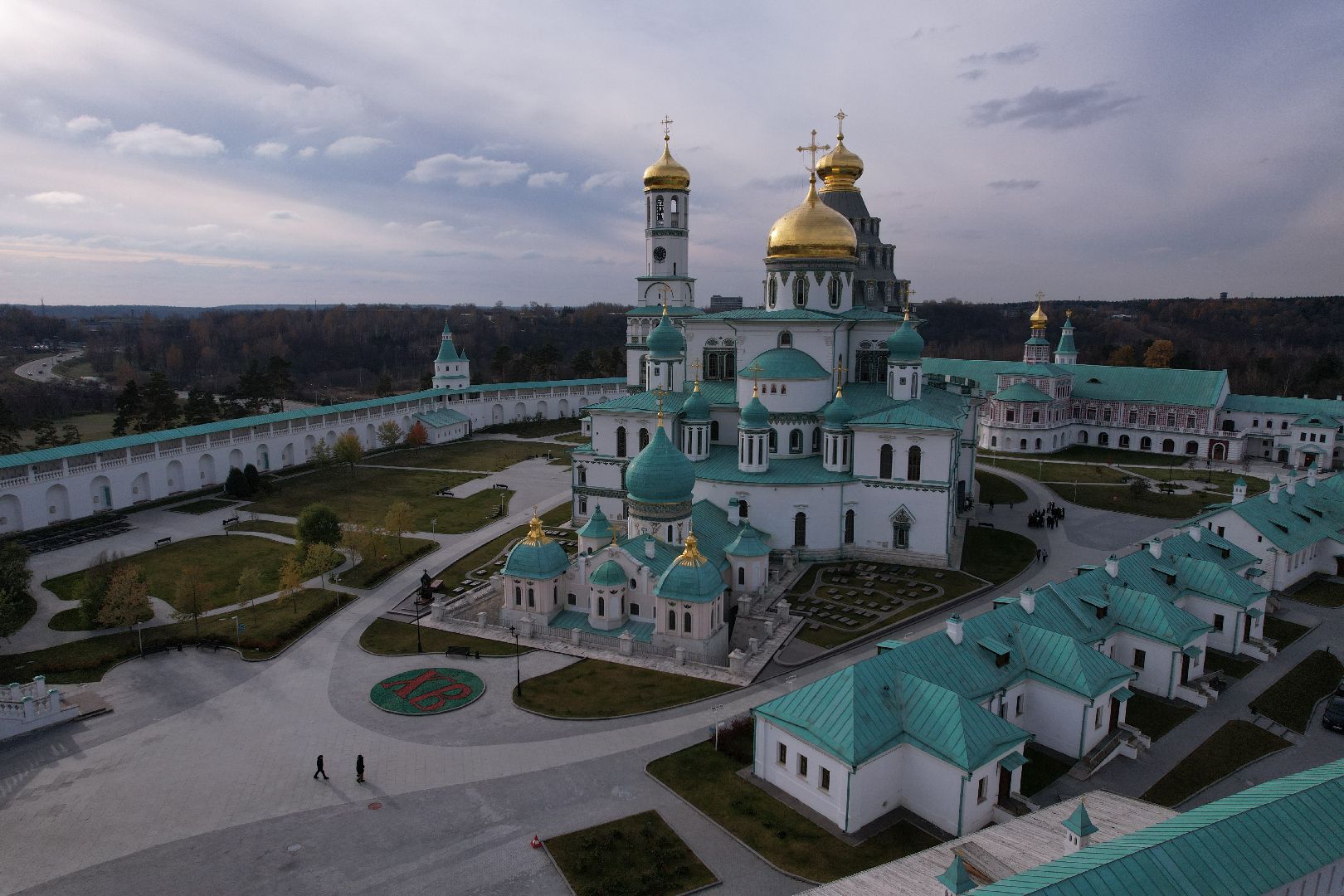 видео с коптера, Истра, монастырь,