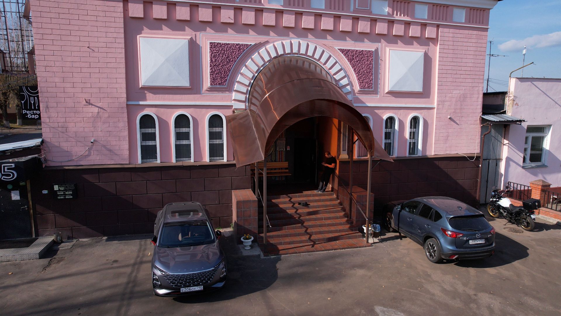 видео с коптера, фрязино, архитектура,