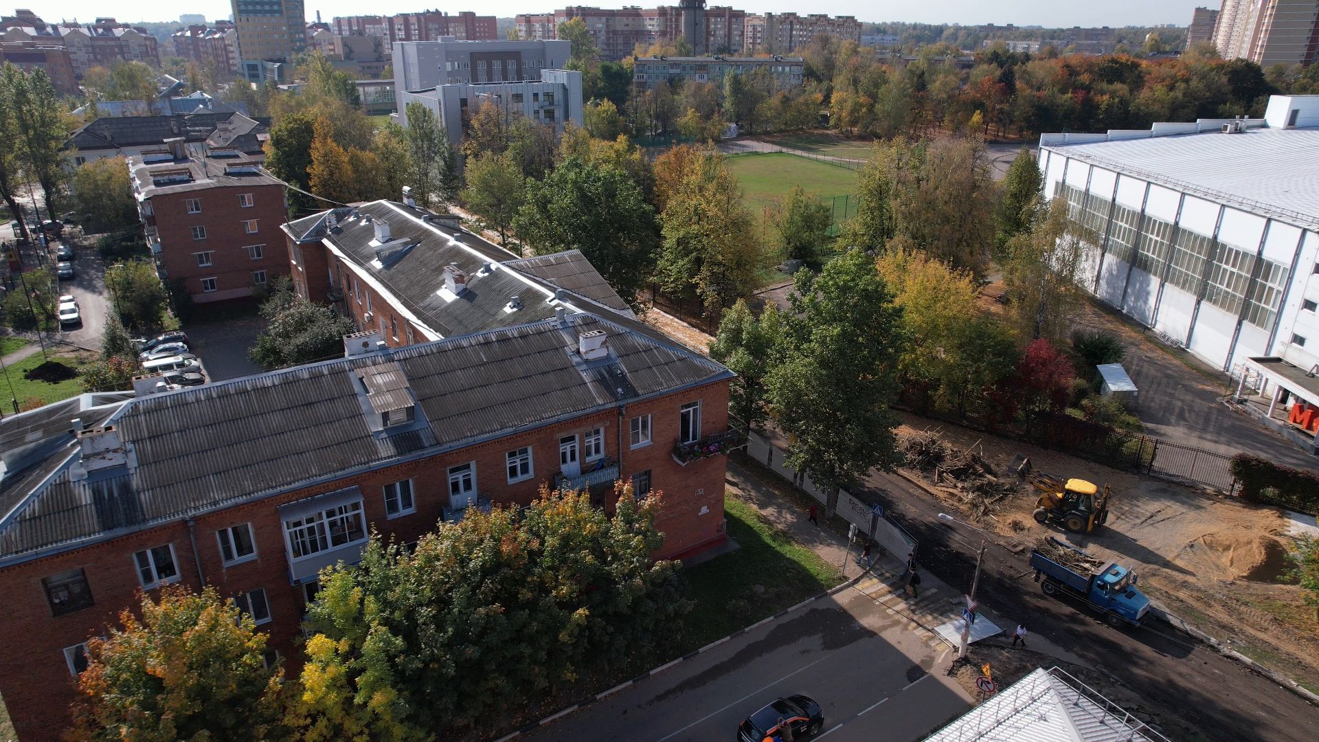 фрязино, наука, видео с коптера, коптер