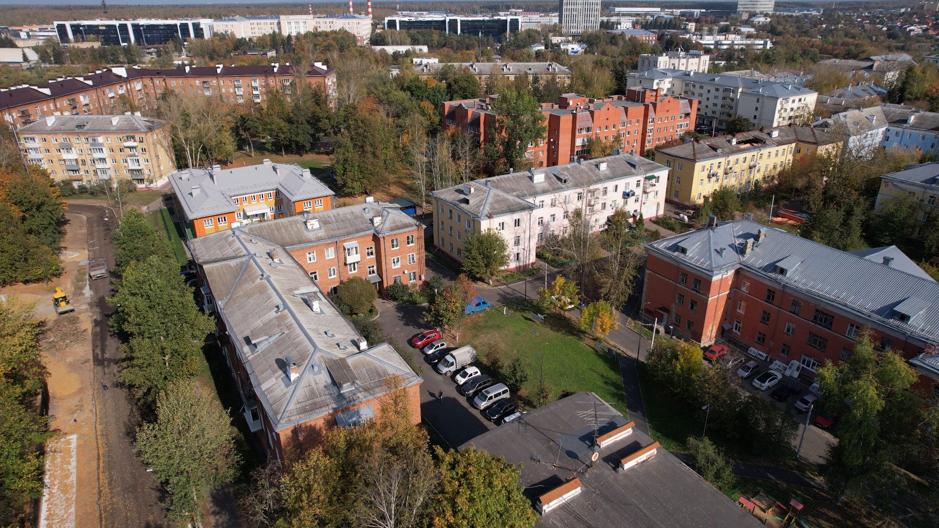 фрязино, наука, видео с коптера, коптер