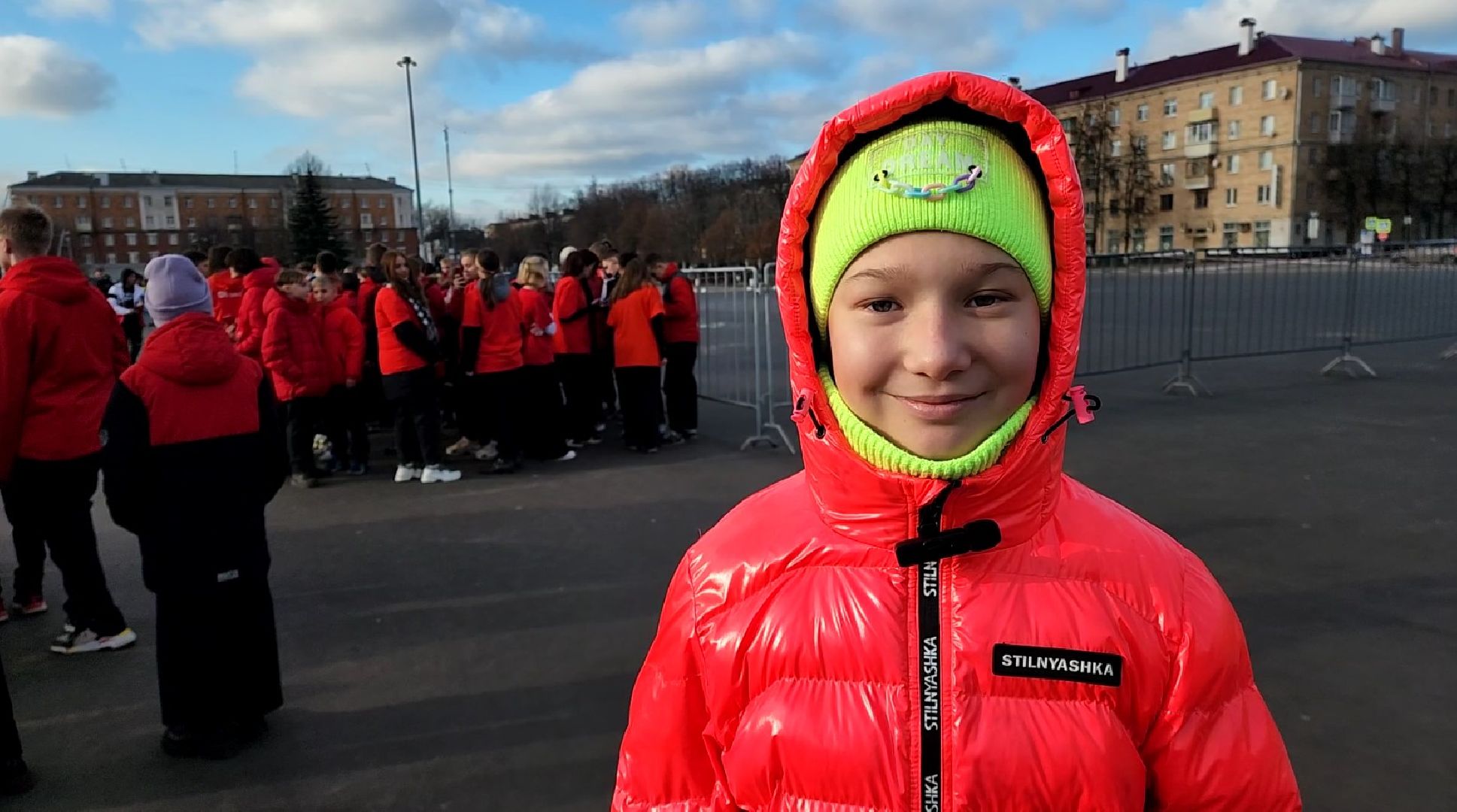 флешмоб, движение первых, акция, школьники, электросталь, история, история россии, космос,