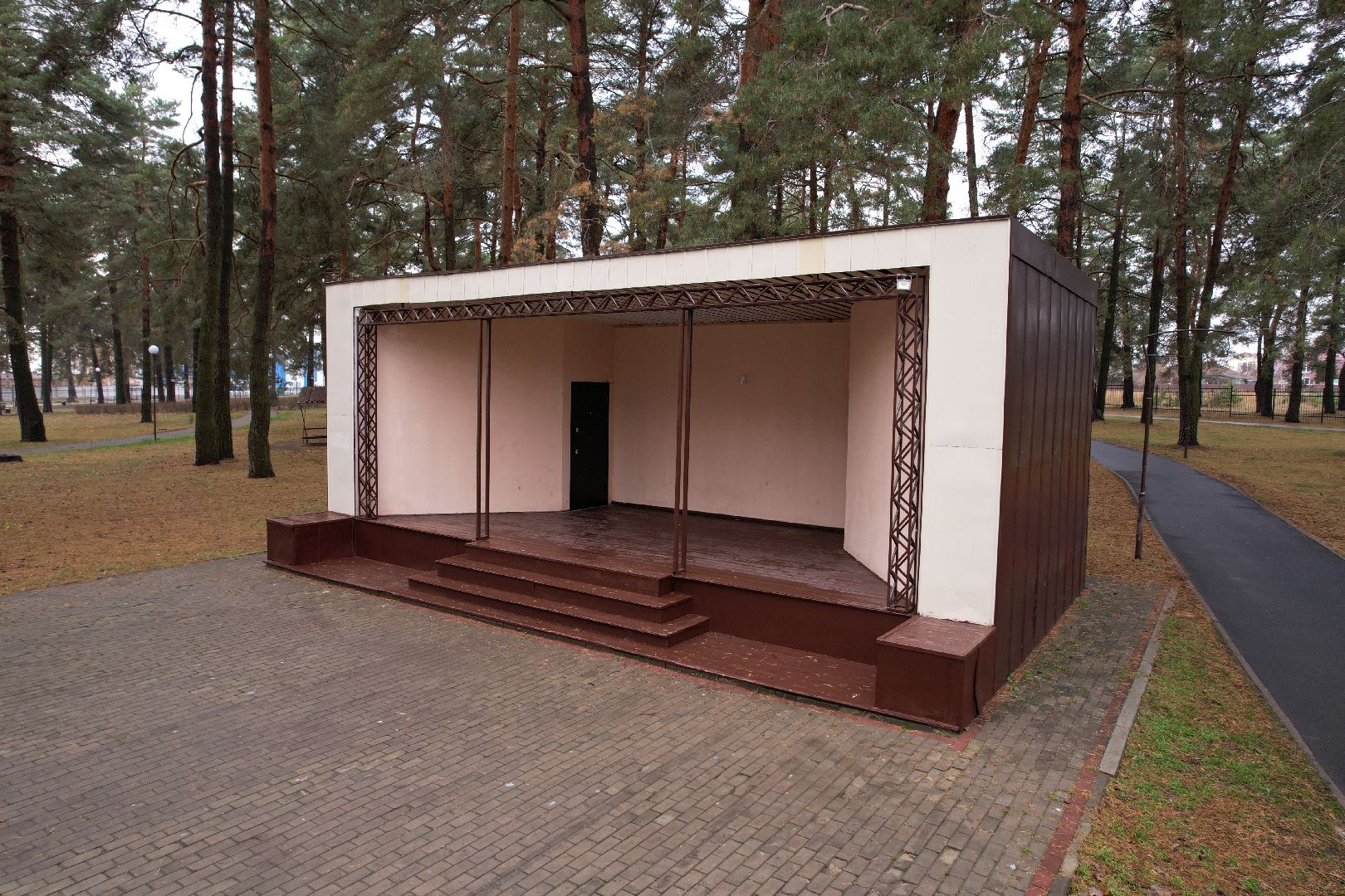 видео с коптера, дубки, озеры, парк,