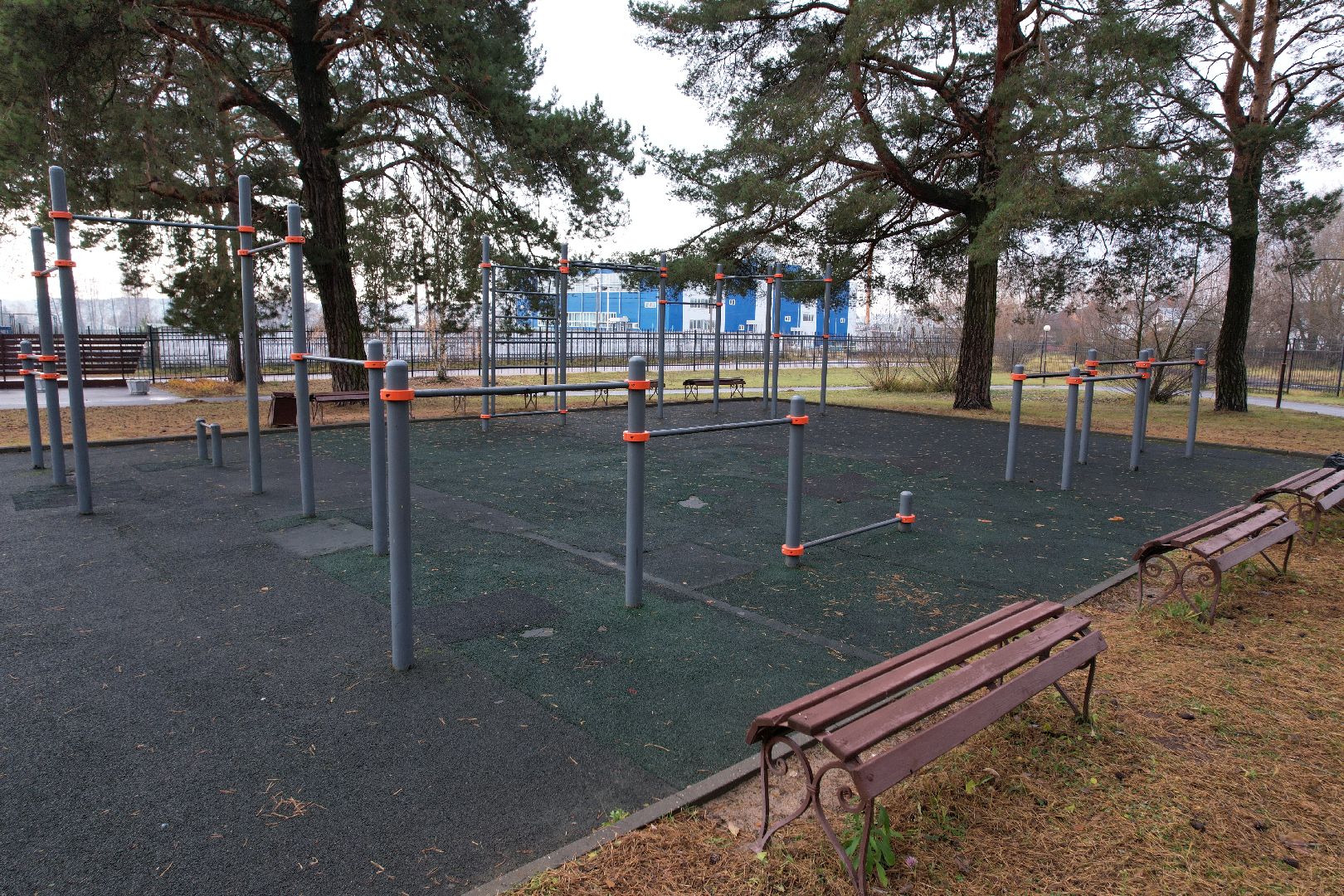 видео с коптера, дубки, озеры, парк,