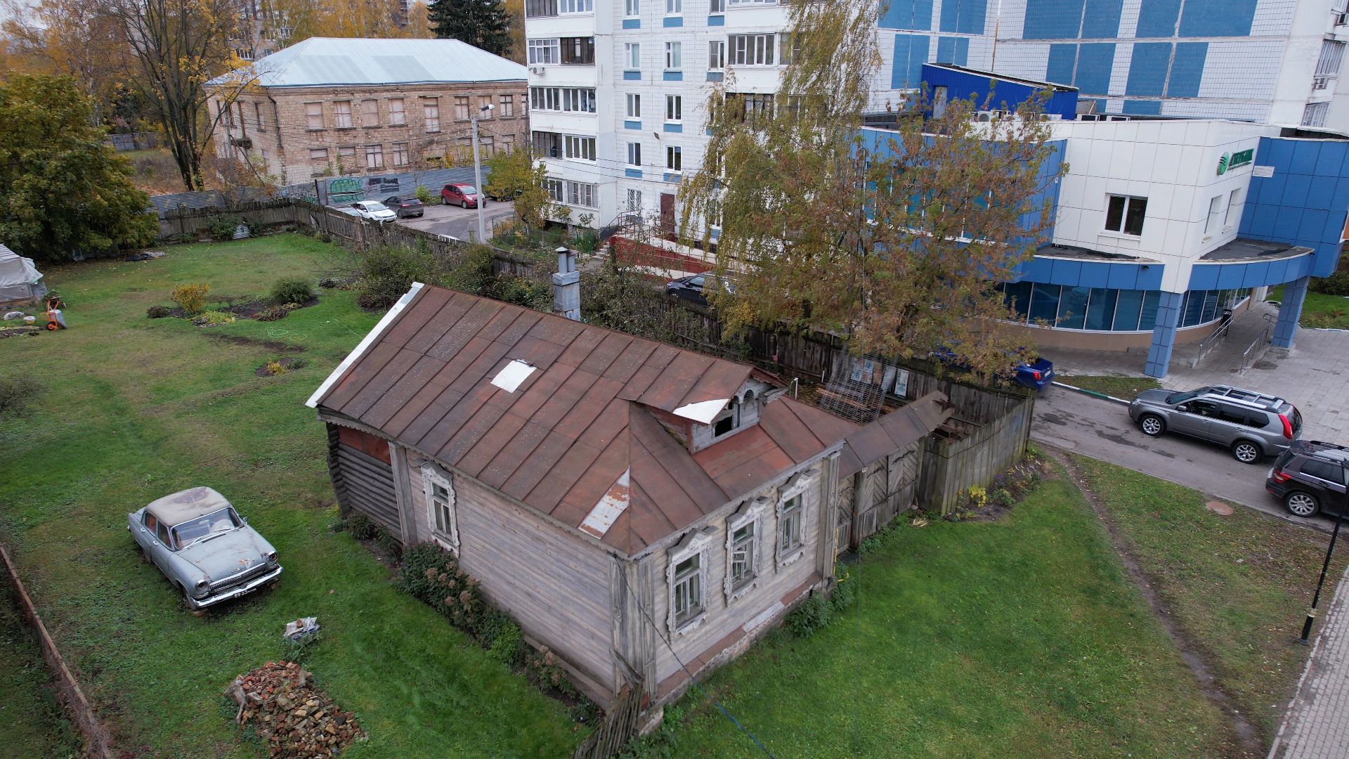 видео с коптера, старая купавна, тракт, московская,