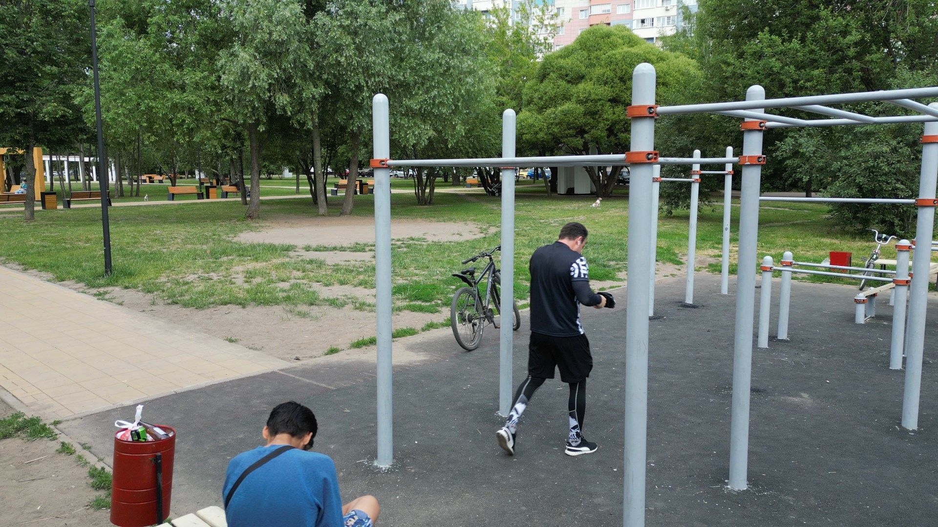 видео с коптера, ивантеевка, дети,