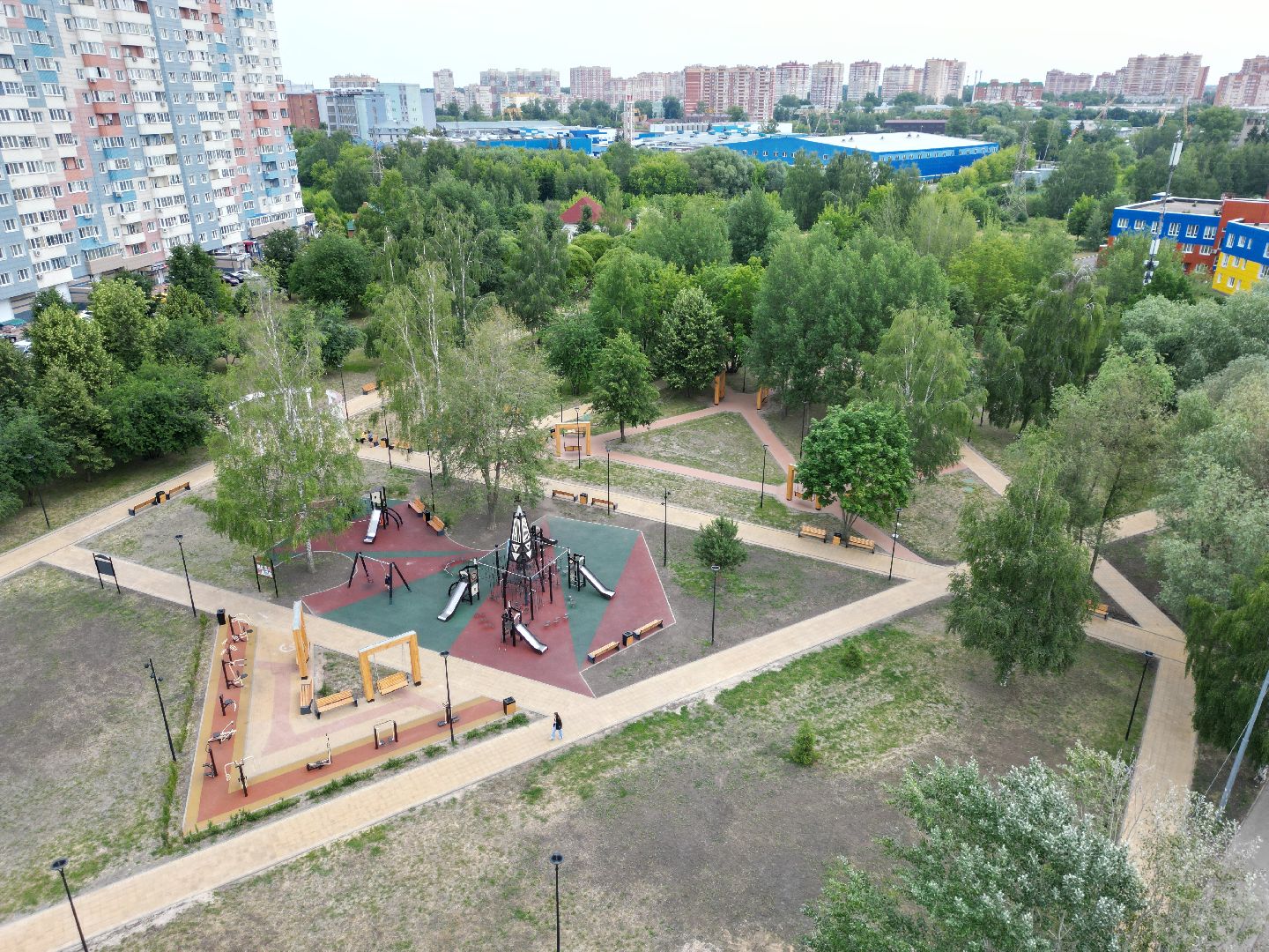 видео с коптера, ивантеевка, дети,